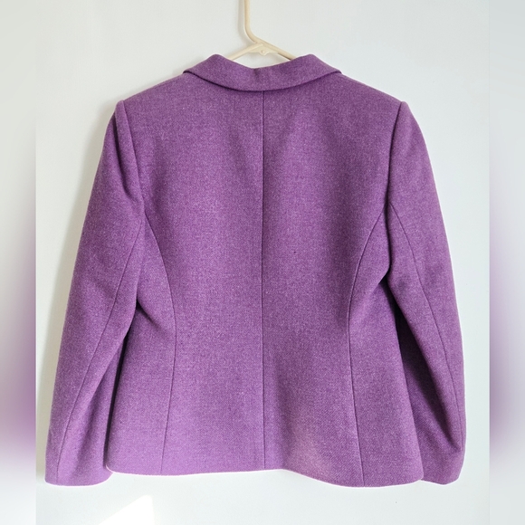 Kasper ASL Blazer Size Petite 4 Vintage Suit Jacket SuitSeparates Wool Blend - Picture 5 of 9